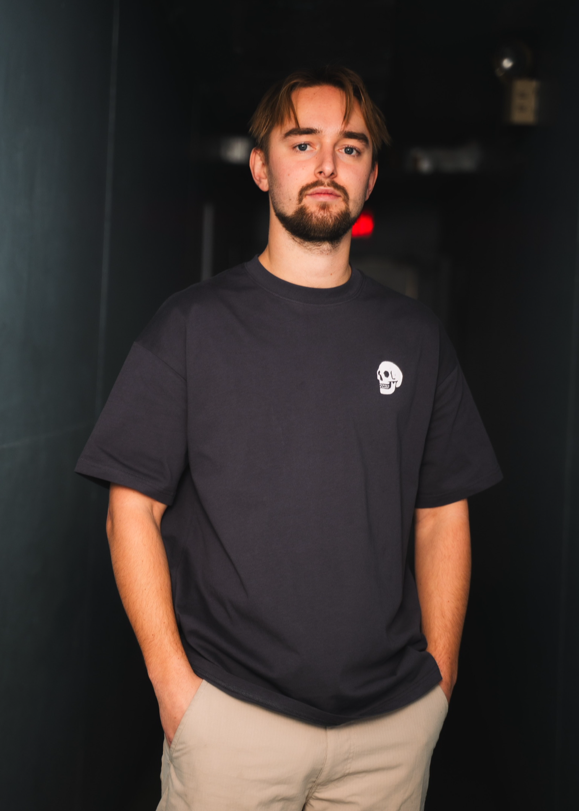 Grey "Last Call" Tee