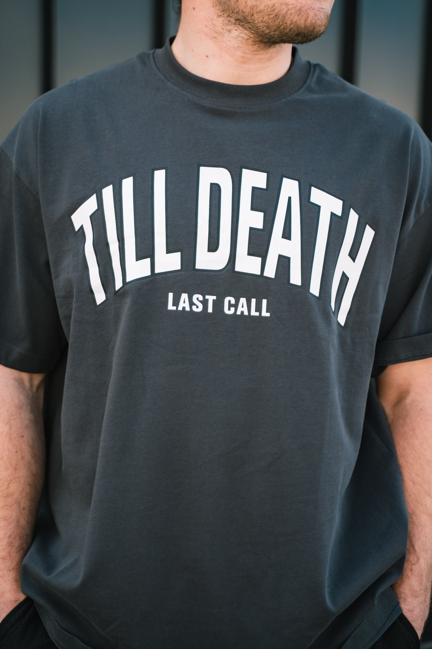 TD "Last Call" Tee- Charcoal Grey