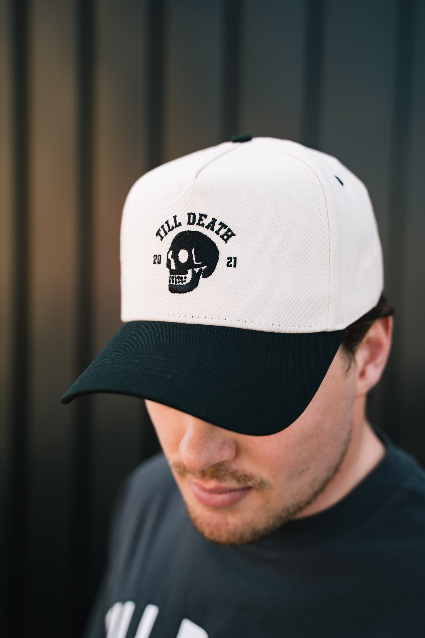 Cream/Black K-Frame Snapback