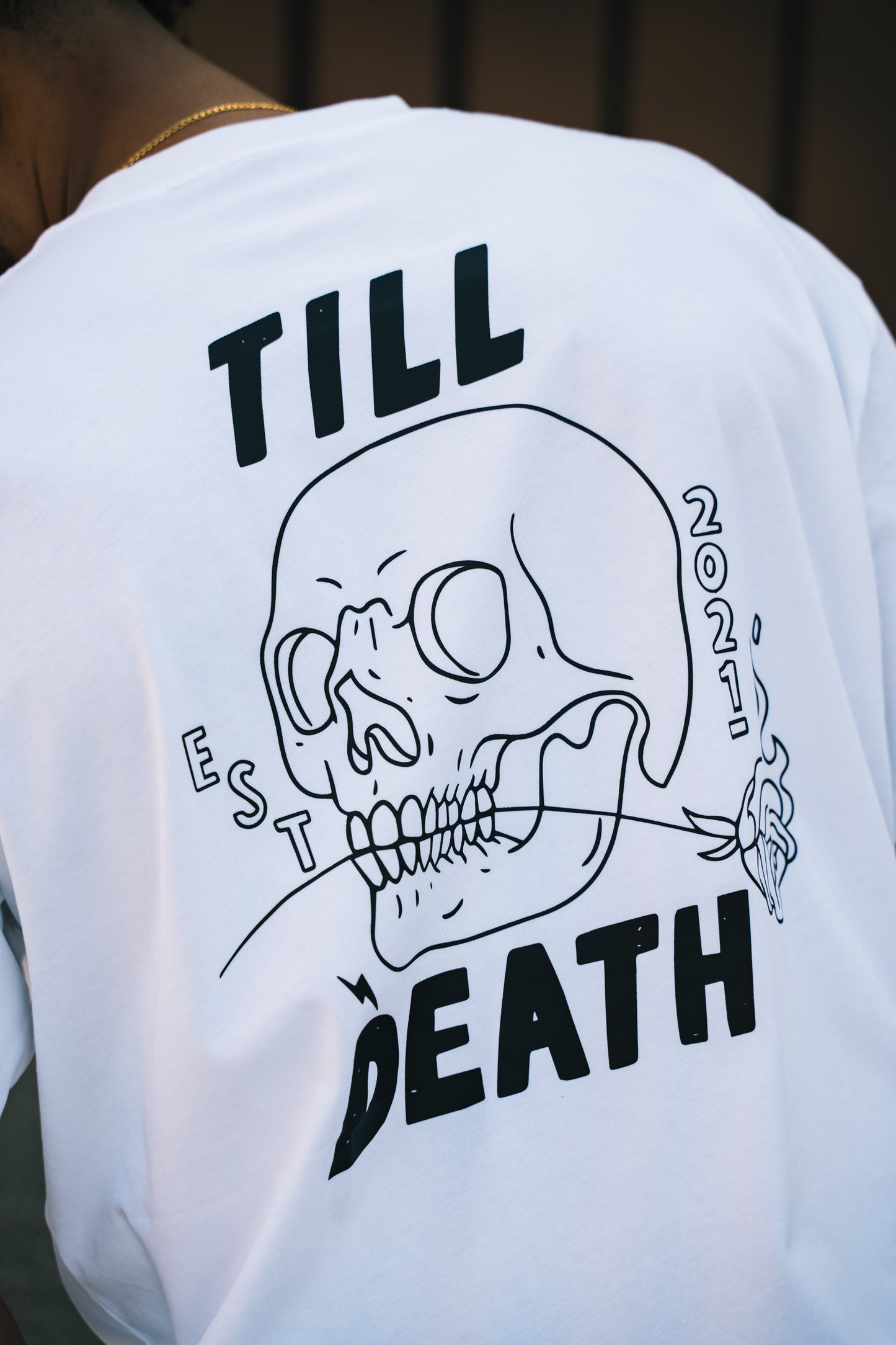 TD Skull Flame Double Sided Graphic Shirt