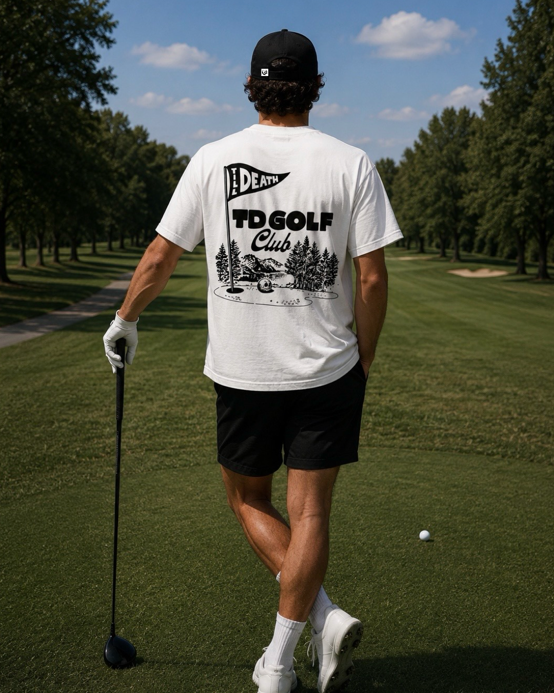 TD Golf Club Tee | White