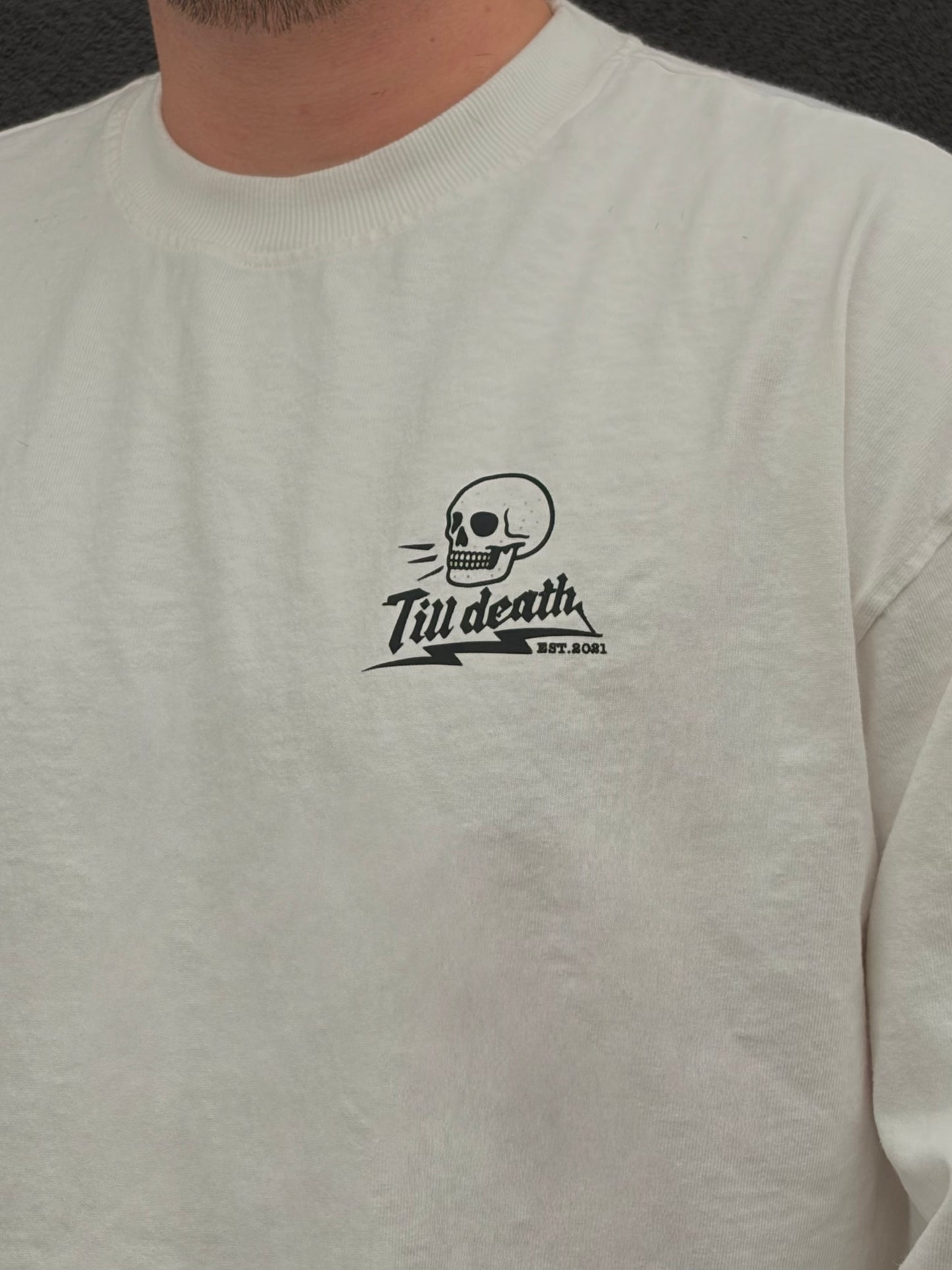 Till Death Classic Skull Crewneck