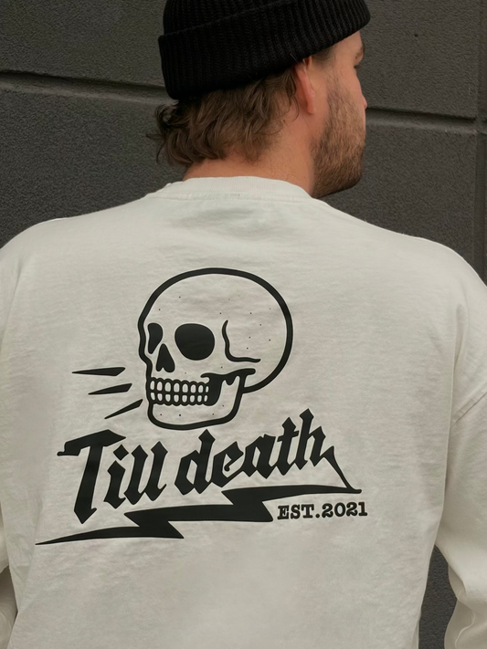 Till Death Classic Skull Crewneck