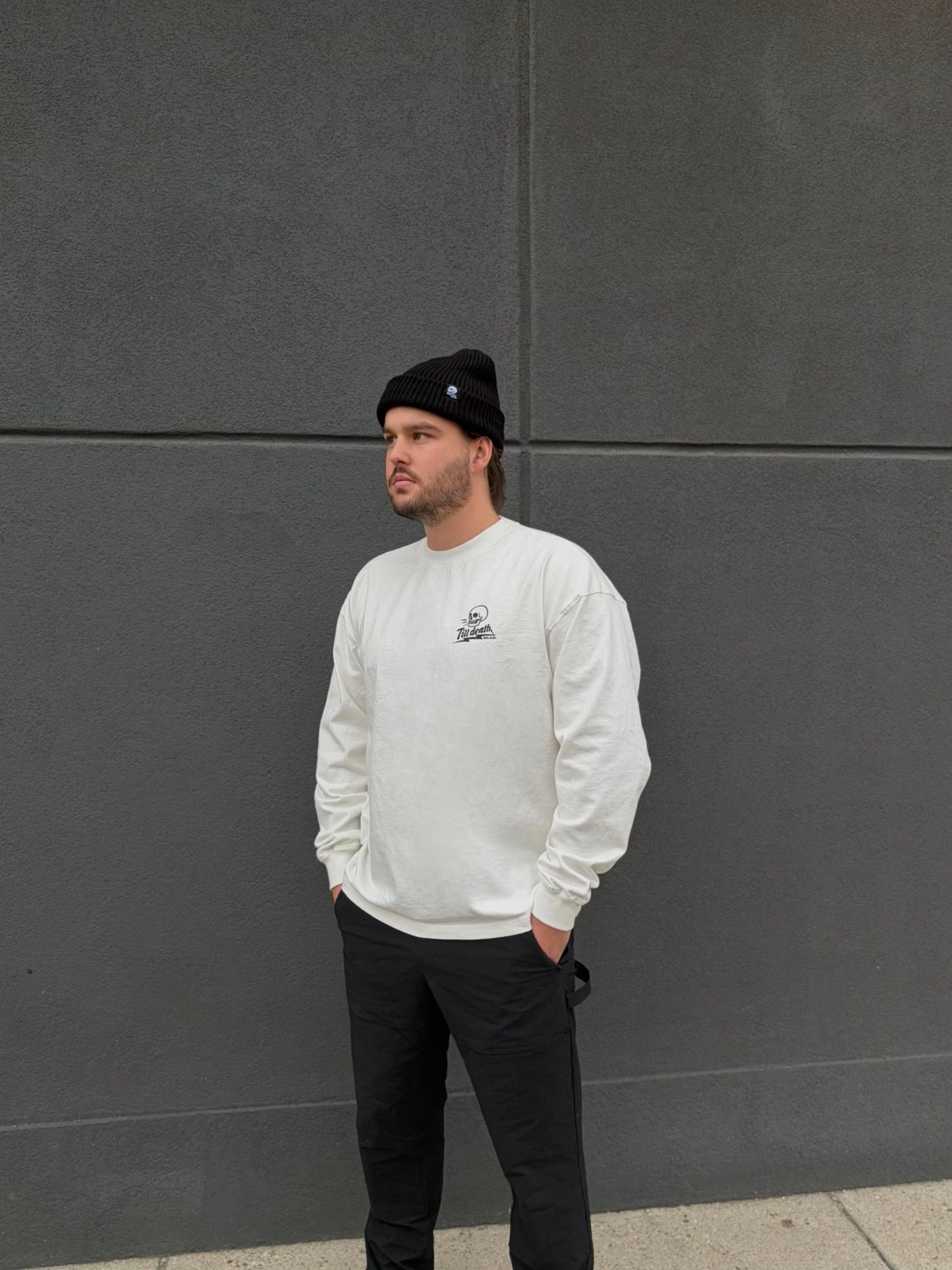 Till Death Classic Skull Crewneck