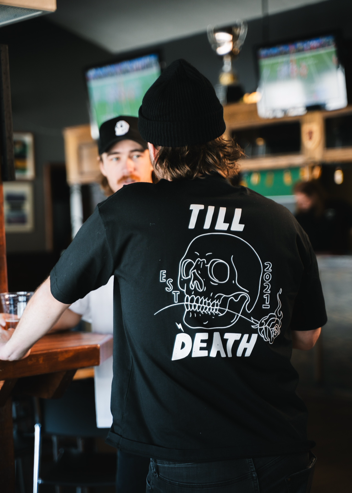 Black Double Sided Skull Shirt